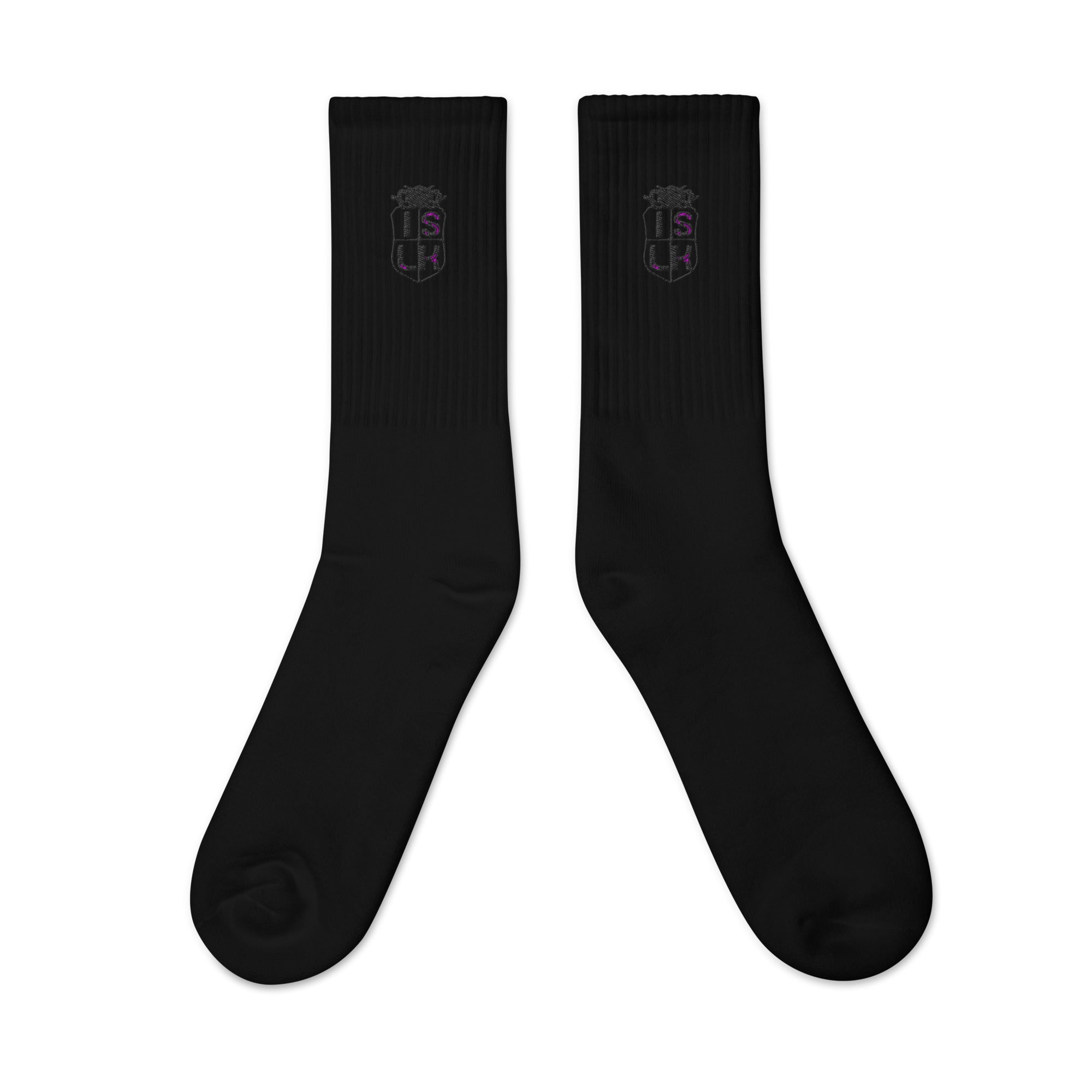 Sock'em Stitched Black Crest - ISLK